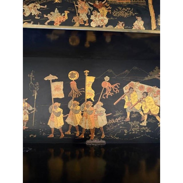 Mid 20th Century Asian Style Lacquered Wall Shelf For Sale In Nashville - Image 6 of 6