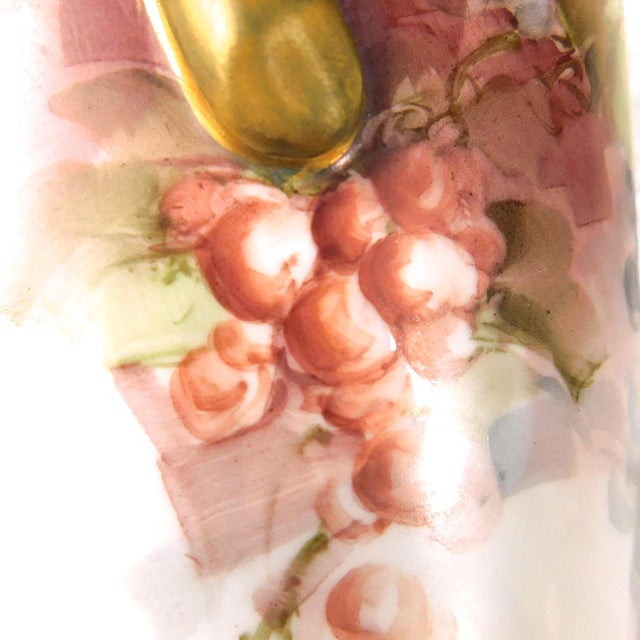 1900s Gerard, Dufraisseix & Abbot Hand Painted Condensed Milk Jar For Sale - Image 4 of 8