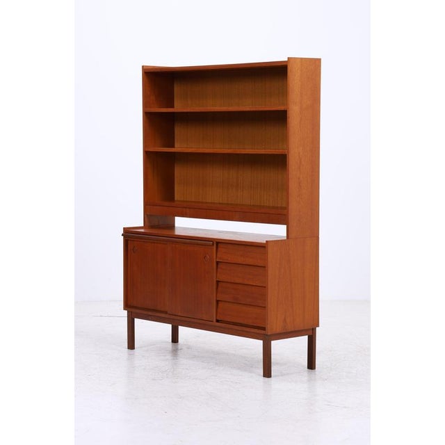 Mid-Century Danish Teak Bookcase with Drawers For Sale - Image 17 of 18