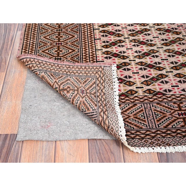 Persian 1960s Pink Vintage Persian Rug For Sale - Image 3 of 7