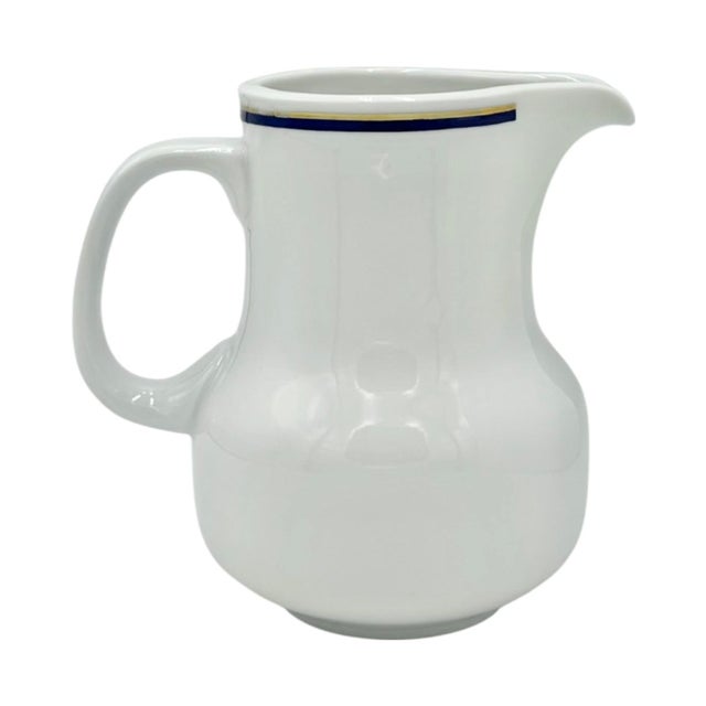 Mid-Century Modern Vintage Hotel Santa Caterina Amalfi White Coffee Creamer For Sale - Image 3 of 10