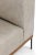 Wood Chrissy Taupe Leather Sofa For Sale - Image 7 of 12
