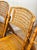 Vintage 1970s Coastal Rattan Bamboo Folding Bistro Chairs - Set of 4 For Sale - Image 10 of 12