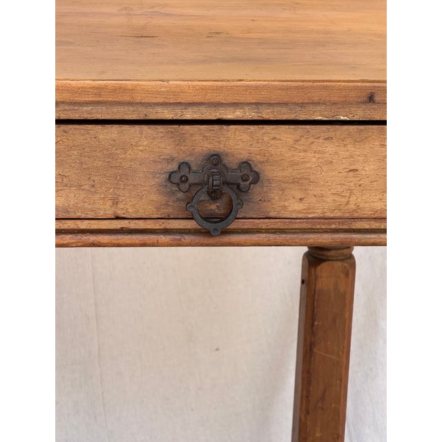 19th Century English Pine Side Table For Sale - Image 4 of 12