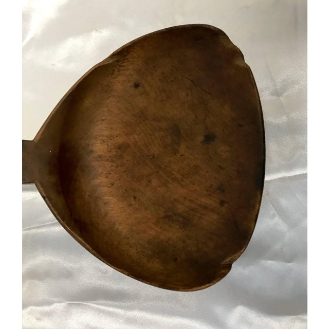 Rustic Late 19th Century French Wooden Spoon Paddle For Sale - Image 3 of 5