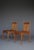 Rare side chairs in teak wood. Circa 1930s. . Alexander Kropholler was a trained carpenter and a self-taught architect...