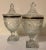 Antique 19th Century George III Anglo Irish Cut Crystal Glass Chestnut Urns - a Pair For Sale - Image 4 of 12