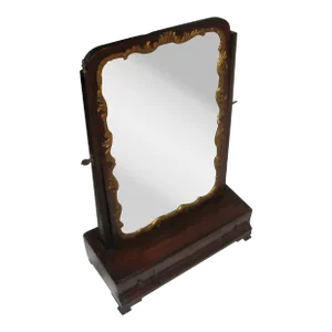 19th century Georgian Mahogany Dressing Mirror