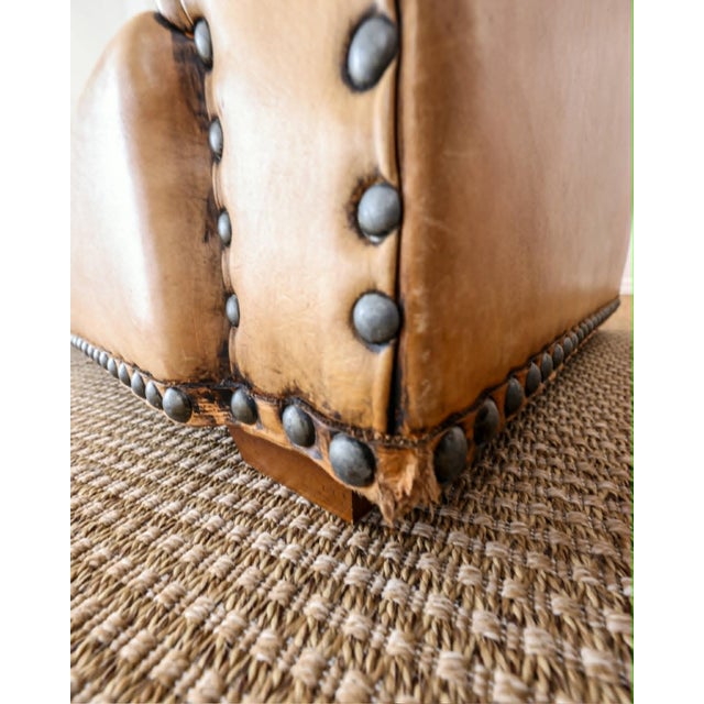 Vintage Ralph Lauren Leather Sofa by Henredon For Sale - Image 15 of 16