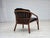 Danish Armchair in Rattan and Black Leatherette, 1970s For Sale - Image 10 of 18