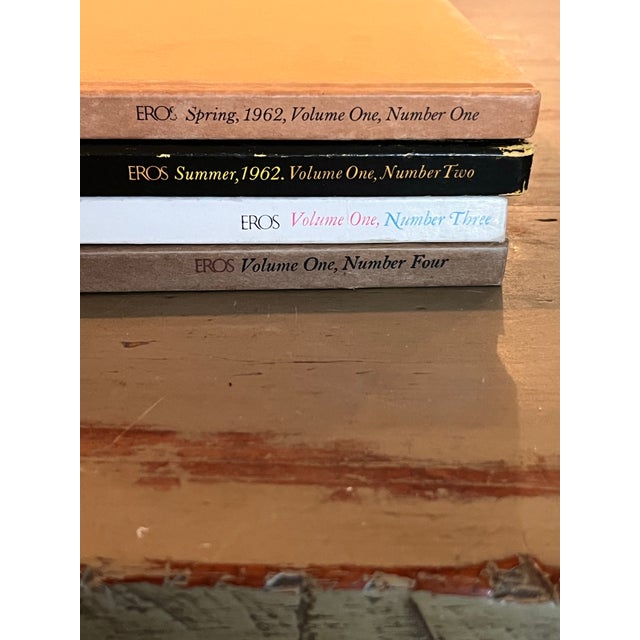 An iconic complete first and only edition of the legendary 1962 Eros hardcover magazine series, comprising Volume One,...