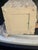 Beautiful and unusual architectural-style accent piece featuring a light cream/tan textured finish with a striking, rugged...