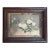 Antique 1848 Still Life Floral Roses Watercolor Painting Signed For Sale