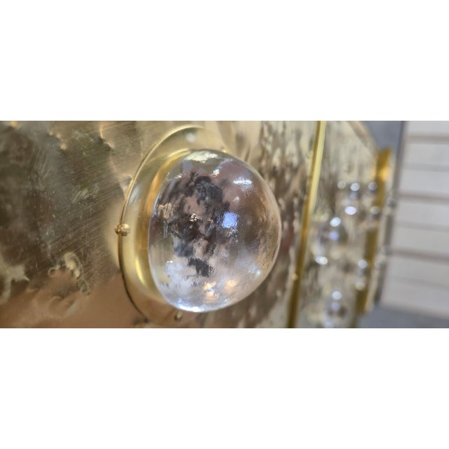 Brass and Murano Glass Sideboard from Justfurnituress SRL For Sale - Image 11 of 18