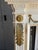 Monumental Hand-Carved Louis XVI Style White & Gilt Architectural Fireplace Mantel, Solid Wood, 83”w For Sale - Image 14 of 16