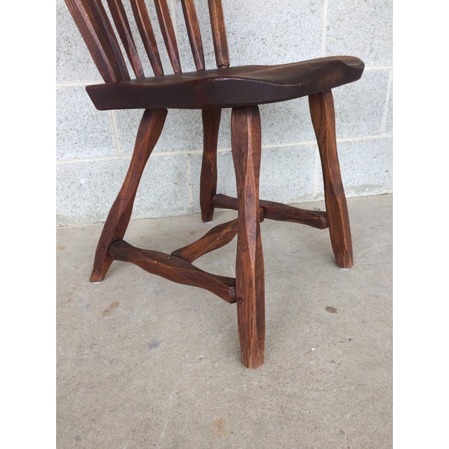 Hunt Country Furniture Oak Side Chairs Set of 4 Chairish