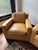 Modern Vintage Baker X Coach Leather Sofa & Chair Set — Designer Collaboration For Sale - Image 3 of 6