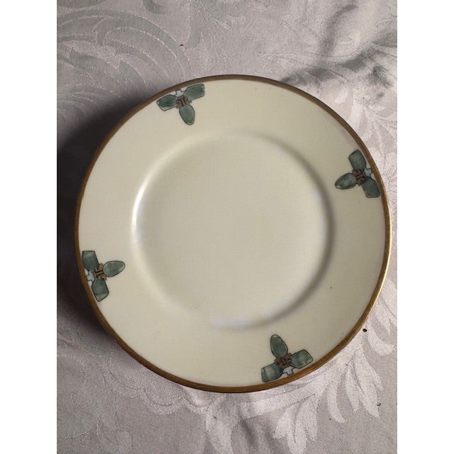 Antique J&c Bavaria 1898-1923 "Art Nouveau" Hand Painted Plates. Each Plate Different - Set of 10 For Sale In Detroit - Image 6 of 13