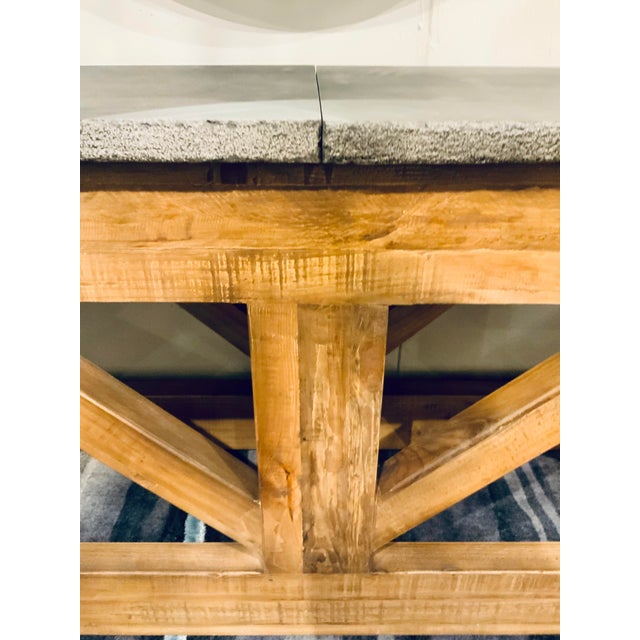 Organic Modern Rustic Reclaimed Pine Wood Console Table Chairish