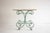19th C French Cast Iron & Travertine Patisserie Table, With Brass Accents For Sale In Austin - Image 6 of 7