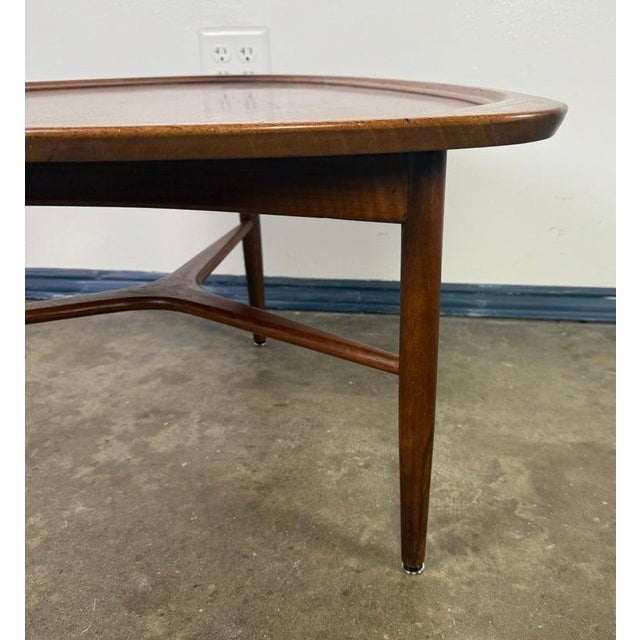 Sculptural Walnut Coffee Table, Danish Modern, 1950s Design For Sale - Image 12 of 17