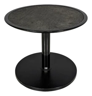 Italian Modern Iron Round Coffee Table by Forme e Funzioni for Airon, 1980s