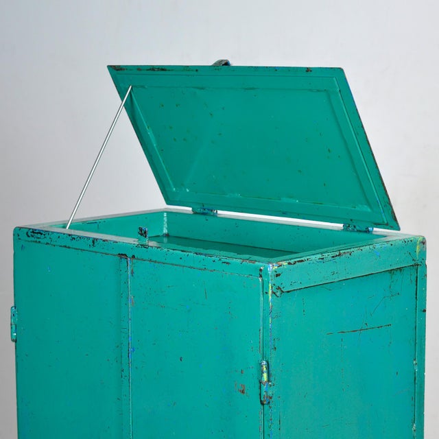 Industrial Iron Cabinet, 1970s For Sale - Image 14 of 17