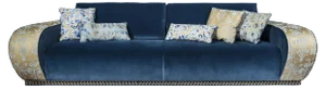 Blue Velvet Sofa by Slow+Fashion+Design for VGnewtrend