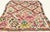 Tribal Vintage Azilal Boucherouite Moroccan Rug, 03'02 X 05'06 For Sale - Image 3 of 10
