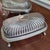 Metal Vintage Silver Plated Domed Scalloped Butter Dish For Sale - Image 7 of 12