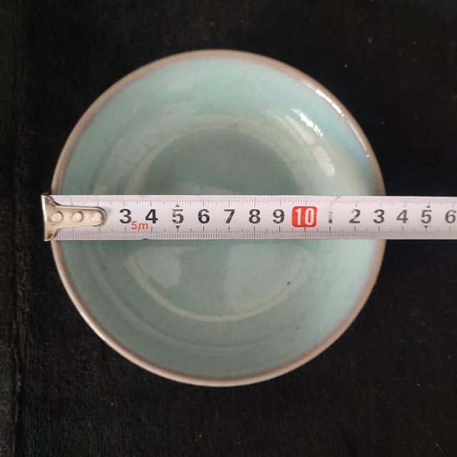 Ceramic Chinese Ceramic Bowl,Ru Ware Celadon Glaze Porcelain Bowl For Sale - Image 7 of 9