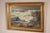 Impressionist rocky coastal seascape painting by Paul Lauritz (1889-1975). Probably Laguna Beach with Catalina Island in...