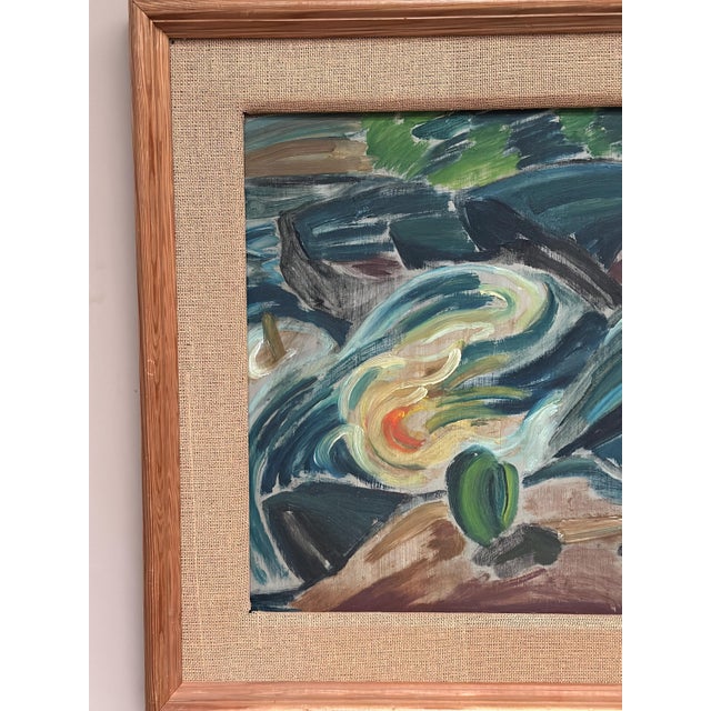 Bengt Alwö, Composition, 1970s, Oil on Panel, Framed For Sale - Image 15 of 18