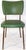 Restored Vintage Cosco Metal Chairs With Dark Sage Green Vinyl Upholstery For Sale - Image 9 of 15