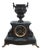 Antique French Michelant Laligant Black Slate Cassolette Trophy Urn Mantle Clock 16" For Sale