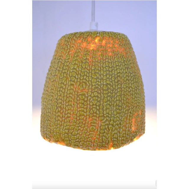 Danish Porcelain Pendant Lamp, 1970s For Sale - Image 3 of 8