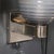 Modernist Hand-Blown Smoked Cerulean Hive Murano Glass & Nickel Fitted Sconces For Sale - Image 9 of 12