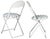 Antique Francois Carre Sunburst Folding Garden Chairs, 2 Pieces For Sale In Los Angeles - Image 6 of 18