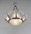 Silver French Art Deco Chandelier by Simonet Freres - 1930 France For Sale - Image 8 of 14