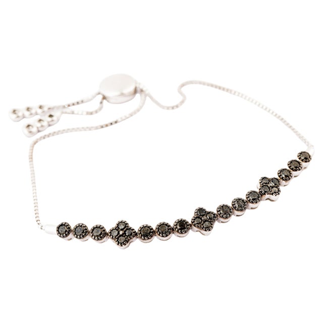 Natural diamond 0.82cts bracelet in 18k gold For Sale - Image 15 of 18