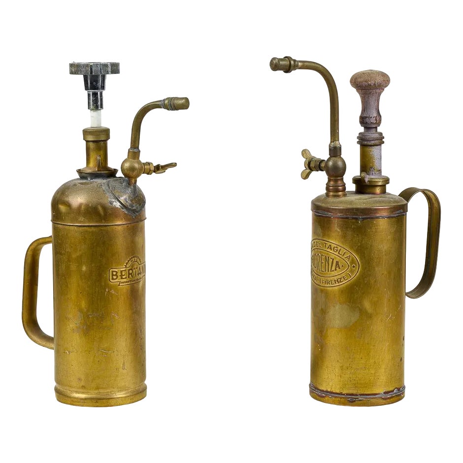 Vintage Brass & Metal Piston Oilers from Bertani Ala Del Taglia Signa