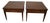 1930s Pair of Brandt English Regency Mahogany Side Tables / End Tables For Sale