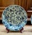 Chinoiserie Pair of Oversized Chinese Blue & White Porcelain Charger Plates With Dragon & Phoenix Motif – 17.4” For Sale - Image 3 of 12