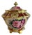 Antique Nippon Morimura Floral Moriage Biscuit Jar, Gold & Mauve For Sale