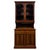 A superb and exceptionally well-crafted early 20th-century English Edwardian bookcase, finely constructed in walnut and...