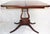 Late 1930s Vintage Lexington Chair Company Mahogany Veneer Lyre Flip-Top Game Table For Sale - Image 12 of 18