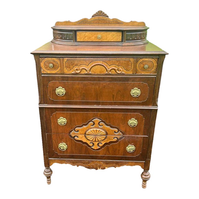 - Antique Victorian Walnut Cabinet For Sale