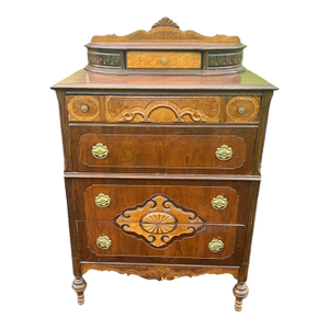 - Antique Victorian Walnut Cabinet
