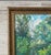 Boho Chic 1960 European Oil Spring Water Landscape in Vintage Frame For Sale - Image 3 of 8