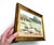 Textile Framed Goose Original Painting Summer Landscape For Sale - Image 7 of 15